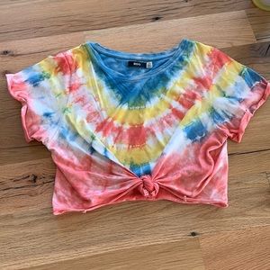 Urban outfitters tie dye crop top